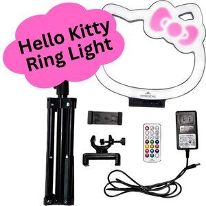 Hello Kitty Super Cute RGB LED Desktop Ring Light with Tripod